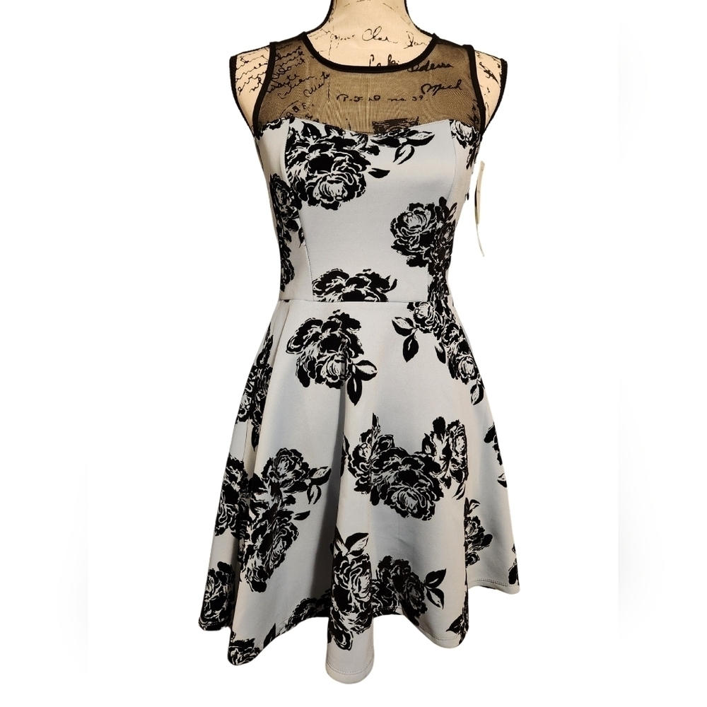 Trixxi Baby Blue Sleeveless Dress - Picture 2 of 11